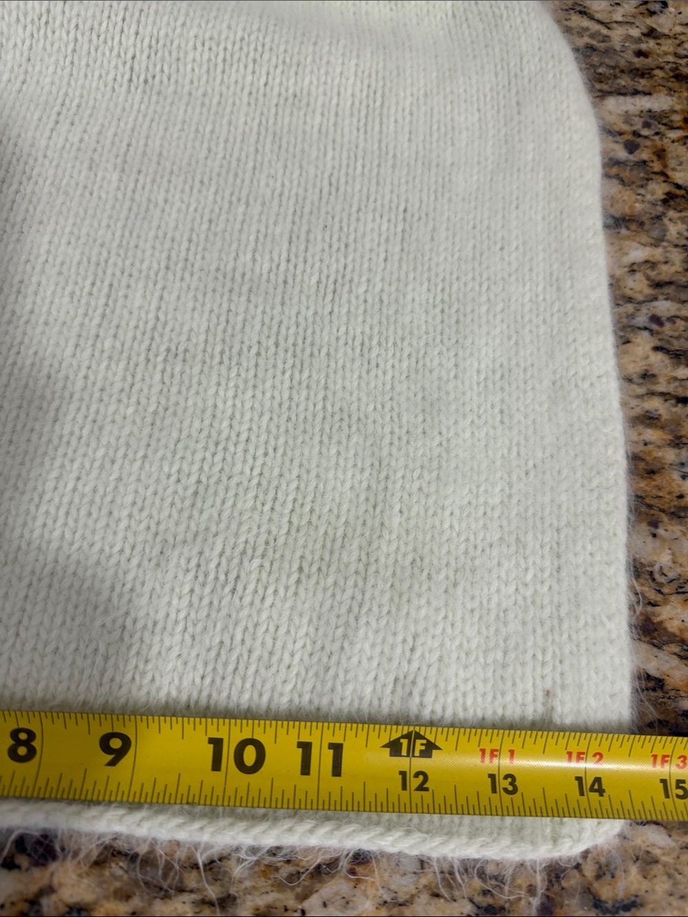 Esprit Pale Green Angora Blend Knit Scarf Soft Fuzzy Winter Wrap 14.5x60 Vintage - Picture 4 of 5